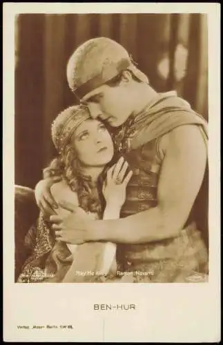 Ansichtskarte  Film BEN-HUR May Me Avoy Ramon Novarro Schauspieler 1930