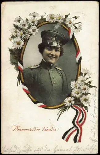 Fräulein Feldgrau Militaria Donnerwetter tadellos! Militaria WK1 1916