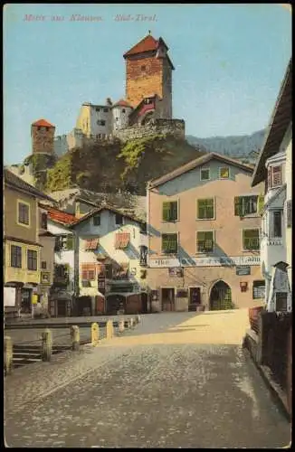 Klausen (Südtirol) Chiusa Ortsansicht Motiv aus Klausen Süd-Tirol 1910