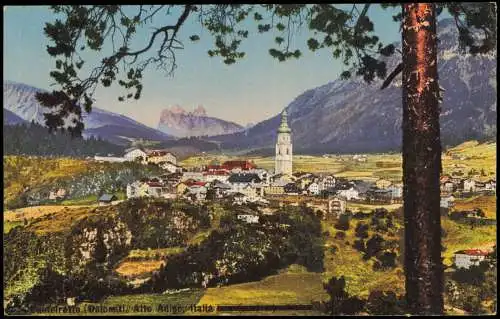 Kastelruth Castelrotto Ciastel Castelrotto Panorama Ansicht Dolomiten 1910