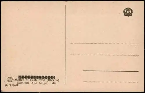 Kastelruth Castelrotto  Stadtteilansicht  Einheimischen  Dolomiti Südtirol 1920