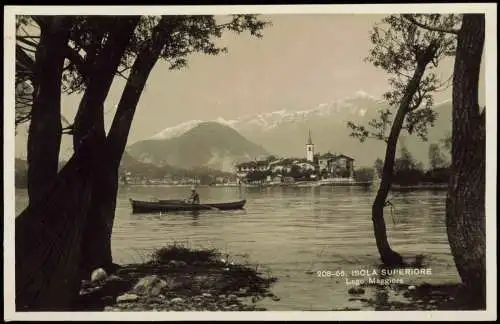 Cartoline .Italien Italia ISOLA SUPERIORE Lago Maggiore 1930