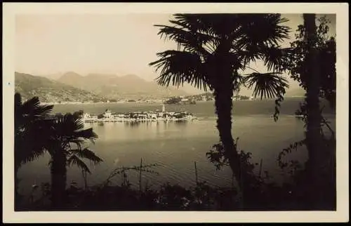 Cartoline .Italien Italia LAGO MAGGIORE Isola dei Pescatori Borromeo 1920