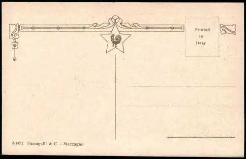 Cartoline .Italien Italia Lago Maggiore ISOLA PESCATORI 1910