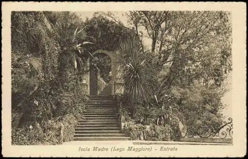 Cartoline .Italien Italia Isola Madre (Lago Maggiore) Entrata 1910