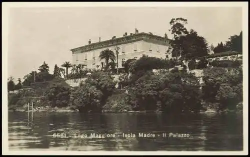 Cartoline .Italien Italia Lago Maggiore Isola Madre Il Palazzo 1930