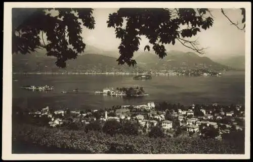 .Italien Italia LE ISOLE BORROMEE (Lago Maggiore) Panorama-Ansicht 1931