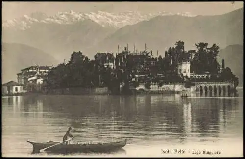 Stresa Stresa Isola Bella (Lago Maggiore), Ruderboot/Fischer 1910