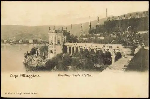 Stresa Stresa Isola Bella (Lago Maggiore) Giardino Isola Bella 1900