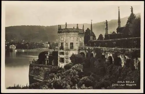 Cartoline Stresa Stresa Ortsansicht Isola Bella (Lago Maggiore) 1930