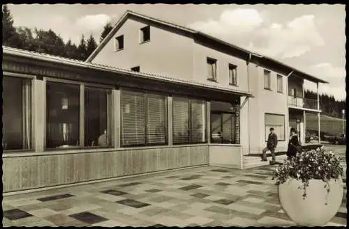 Ansichtskarte Sonnenwald-Schöfweg Feriendorf Restaurant Bayerischer Wald 1962