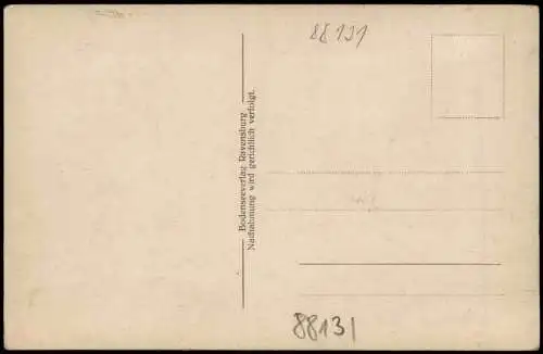 Ansichtskarte Lindau (Bodensee) Luftbild aus großer Höhe 1930