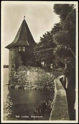 Ansichtskarte Lindau (Bodensee) Partie am Pulverturm 1928