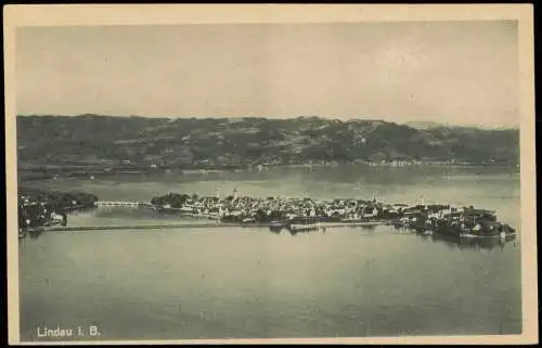 Ansichtskarte Lindau (Bodensee) Luftbild 1928