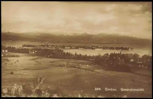 Ansichtskarte Lindau (Bodensee) Generalansicht. 1926