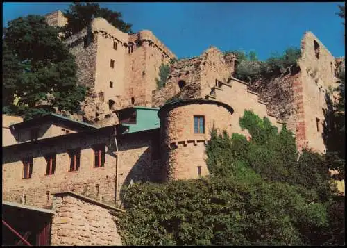 Ansichtskarte Baden-Baden Altes Schloß Hohenbaden (Castle Building) 1994