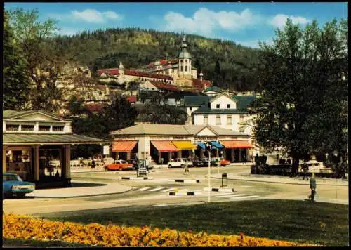 Ansichtskarte Baden-Baden Panorama-Ansicht Blick zum neuen Schloß 1980