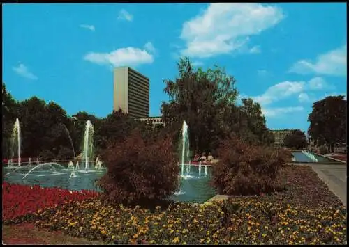 Ansichtskarte Karlsruhe Festplatz Stadtteilansicht 1980