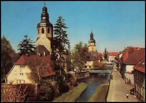 Ansichtskarte Ettlingen Ortsansicht, Stadt-Teilansicht 1970