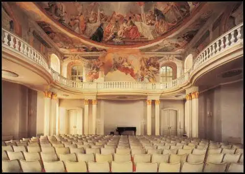 Ansichtskarte Ettlingen Innenansicht Asamsaal 1980