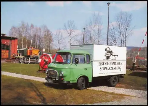 Schwarzenberg Erzgebirge Barkas B 1000 Leichtkofferwagen Eisenbahnmuseums 2005