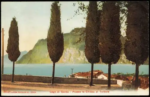 Torbole-Naag-Turbel Nago- Gardasee Lago  Garda Presso la Chiesa di Torbole 1910