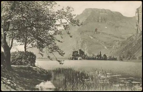 Cartoline Trient Trento Castel Toblino (Burg an italienischem See) 1910