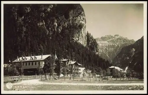 Cartoline Schluderbach-Toblach Dobbiaco Umland-Ansicht, CARBONIN 1925