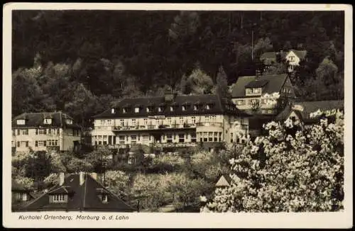 Ansichtskarte Marburg an der Lahn Kurhotel Ortenberg 1940