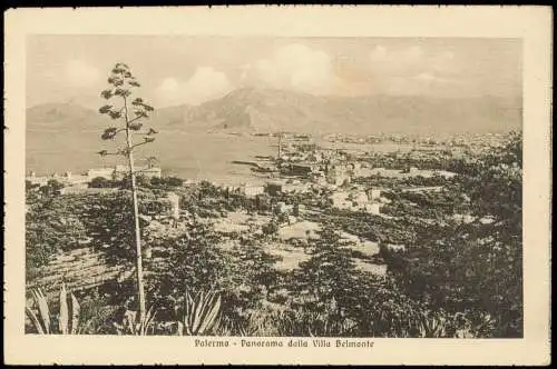 Palermo Palermo (Palermu) Palermo Panorama dalla Villa Belmonte 1920