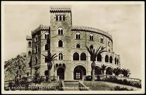 Palermo Palermo (Palermu) MONTE PELLEGRINO CASTELLO UTVEGGIO 1923