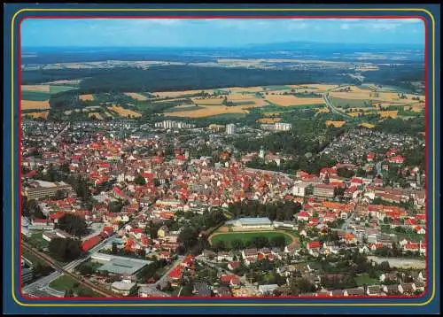 Ansichtskarte Bretten Ludtbild, Gesamtansicht vom Flugzeug aus 1990