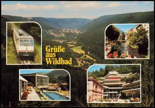 Bad Wildbad Mehrbildkarte mit Ortsansichten Ort im Schwarzwald 2000