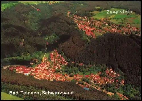 Bad Teinach-Zavelstein Gesamtansicht Bad Teinach Schwarzwald und Zavelstein 1980