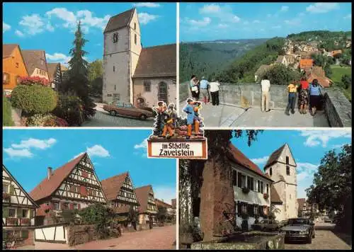 Ansichtskarte Bad Teinach-Zavelstein Mehrbild-AK mit 4 Ortsansichten 1993