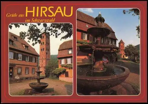 Ansichtskarte Hirsau-Calw Mehrbildkarte Hirsau mit 2 Ortsansichten 1980