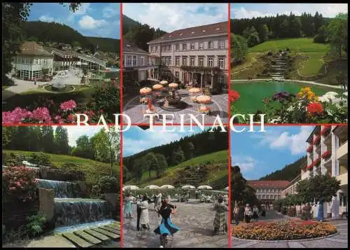 Bad Teinach-Zavelstein RAD TEINACH (Mehrbildkarte mit 6 Ansichten) 1990