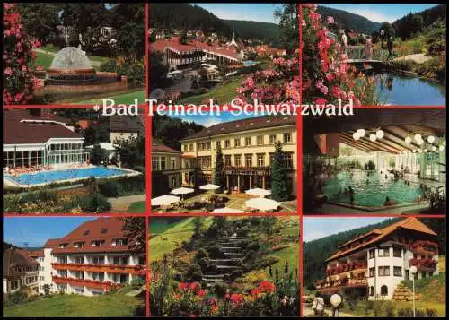 Bad Teinach-Zavelstein Mehrbild-AK 9 Ortsansichten Bad Teinach Schwarzwald 1993