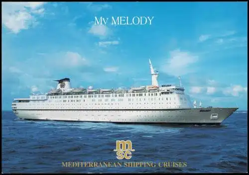 Schiff Schifffahrt MEDITERRANEAN SHIPPING CRUISES MV MELODY 2008