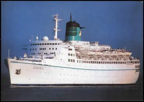 Ansichtskarte  Schiff Schifffahrt TS ALBATROS 1980