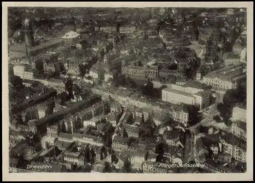 Ansichtskarte Dresden Luftbild 1940