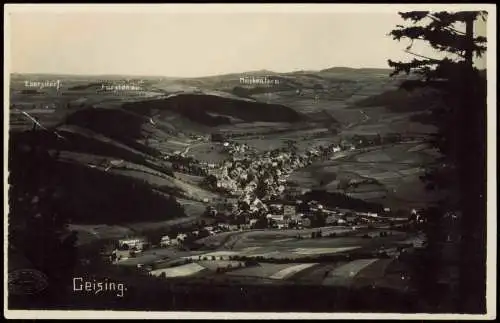 Geising-Altenberg (Erzgebirge) Mückenturm Ebersdorf Fürstenau 1928