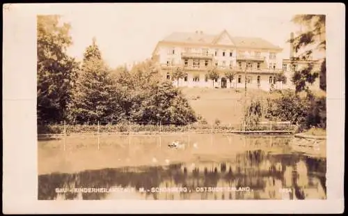 Postcard Mährisch Schönberg Šumperk Kinderheilanstalt Sudentenland 1930