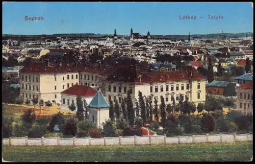 Postcard Ödenburg Sopron Partie an der Stadt 1918  Ungarn Magyar