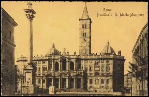 Cartoline Rom Roma Basilica di S. Maria Maggiore (Basilika) 1910