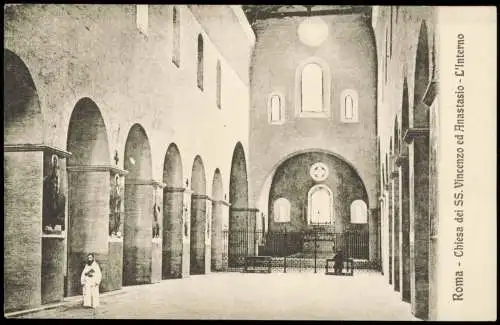 Rom Roma Kirche, Chiesa dei SS. Vincenzo ed Anastasio Interno 1910