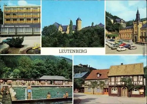 Leutenberg FDGB-Erholungsheim  Schwimmbad, Hauptstraße 1980