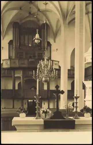 Ansichtskarte Bautzen Budyšin Dom St. Petrikirche - Orgel vom Altar 1972