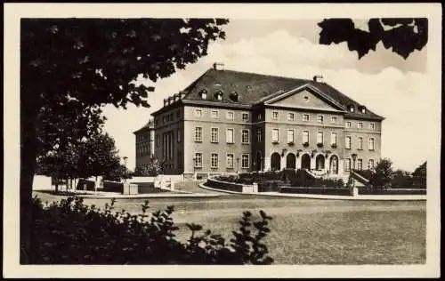 Ansichtskarte Leuna LEUNA-WERKE Walter Ulbricht Feierabendhaus 1956