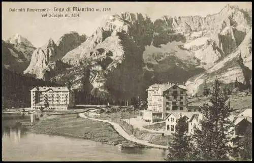 Hayden Cortina d’Ampezzo Dolomiti Ampezzane Lago di misurina Hotels am See 1910